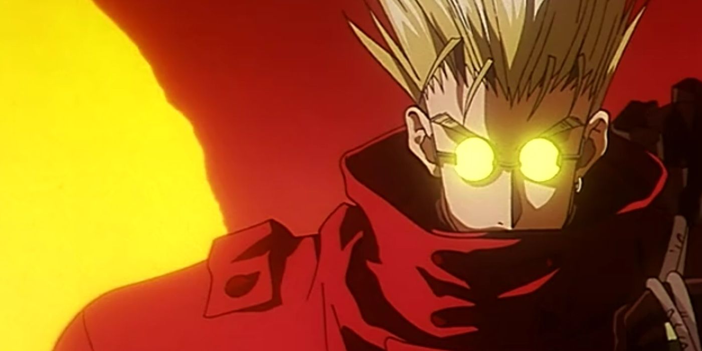 Vash the Stampede in Trigun anime.