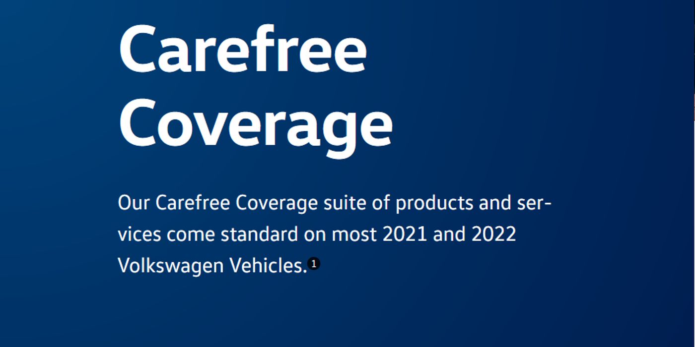 What Is Volkswagen’s Carefree Coverage?