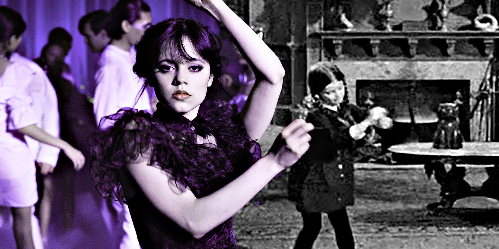 Quarta-feira Netflix Jenna Ortega Quarta-feira Dança Addams Lisa Loring A Família Addams