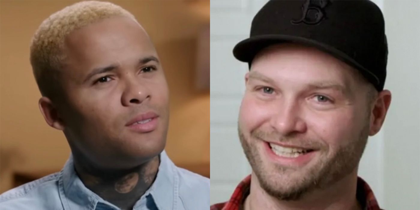 Jibri Bell &amp; John Mcmanus 90 Day Fiancé side by side images