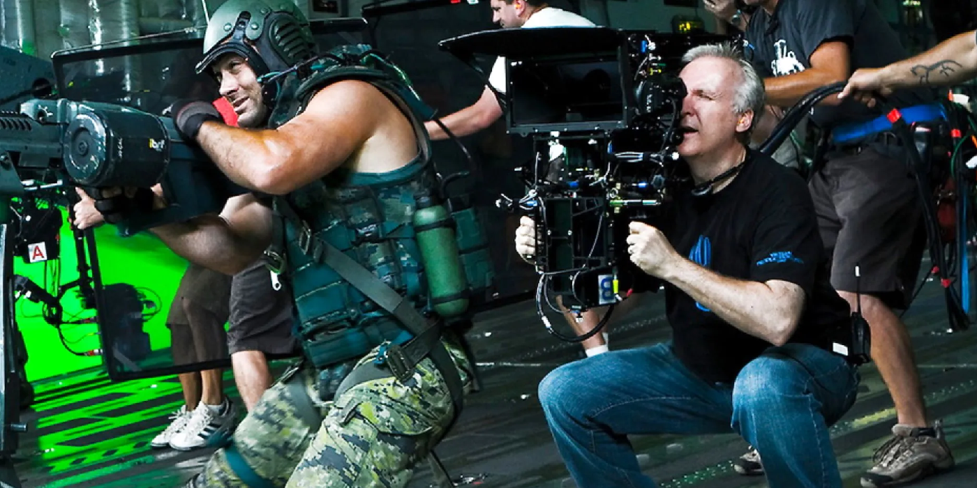 James Cameron filming Avatar