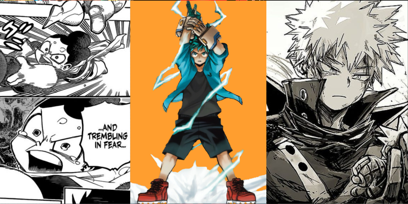 Panels of MHA manga for article header