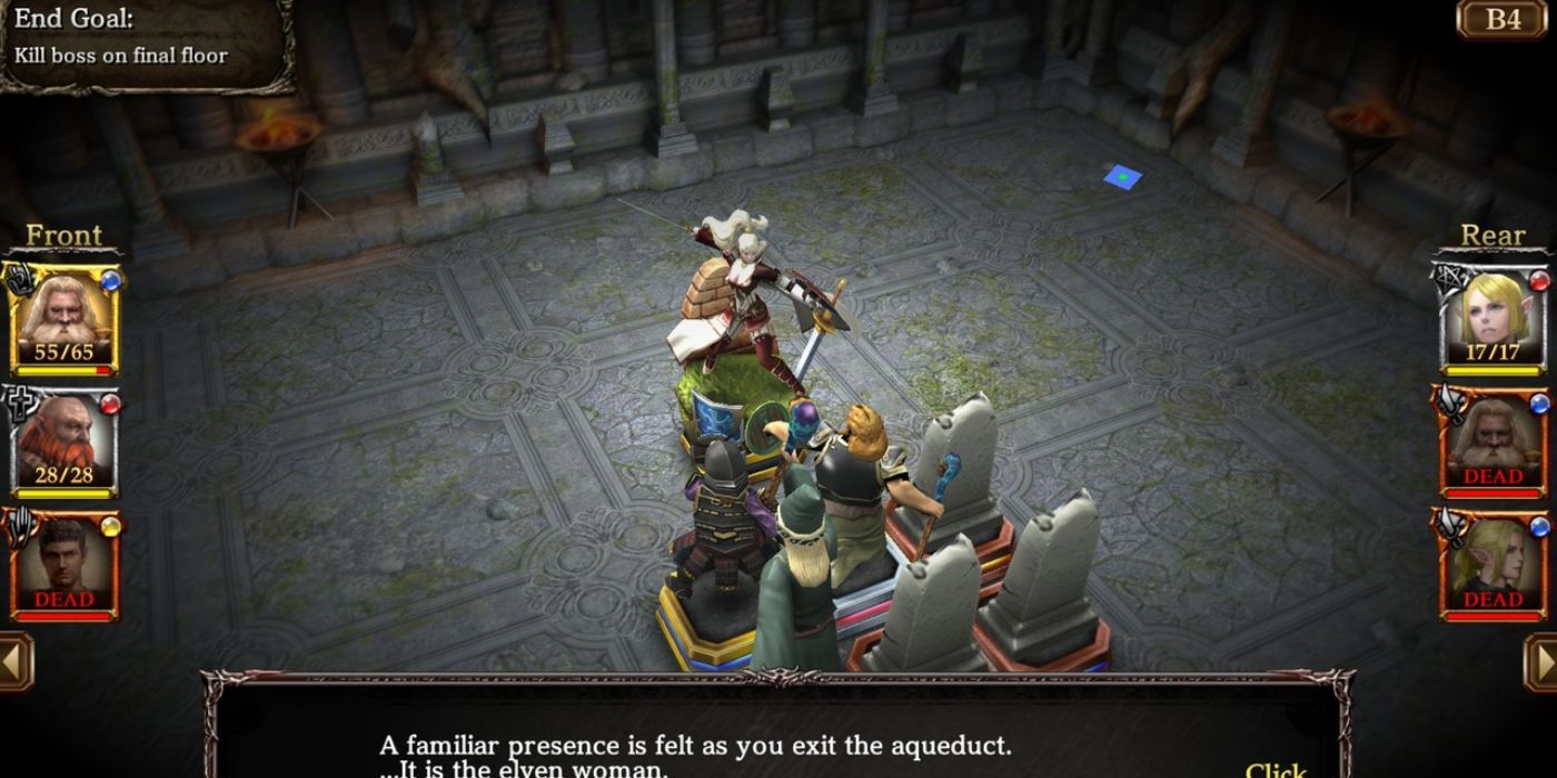 Gameplay from Wizrogue: Labyrinth of Wizardry