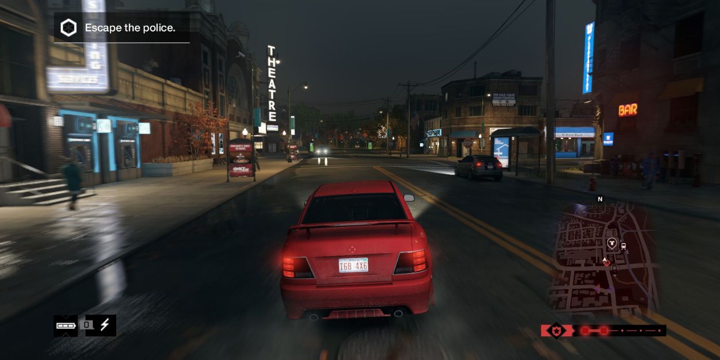 A driving section in Watch Dogs 1