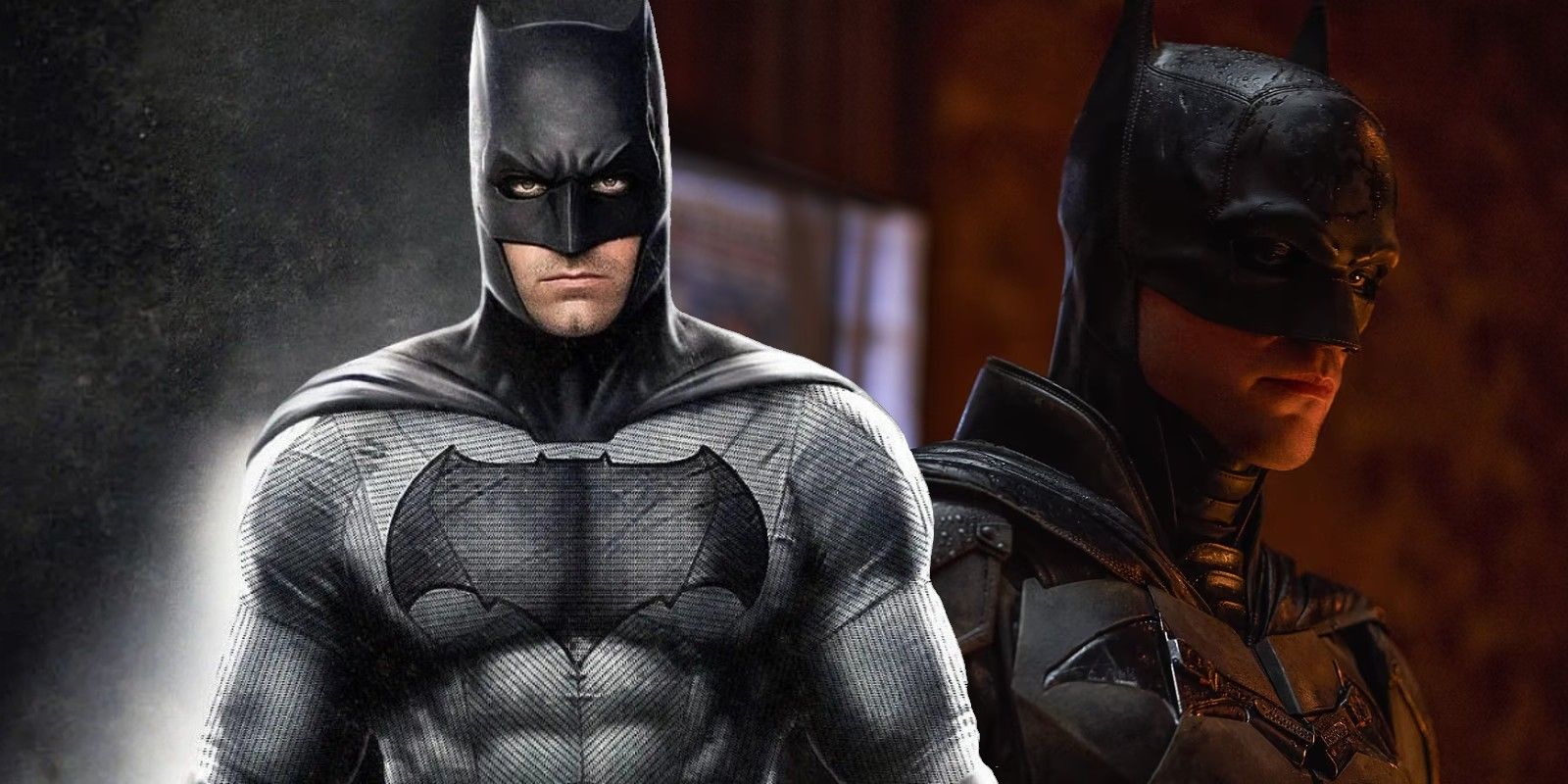 Affleck and Pattinson Batman