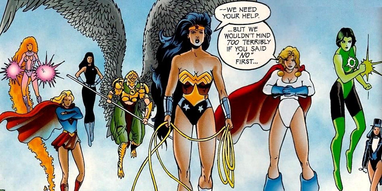 All Women Justice League in JLA Created Equal