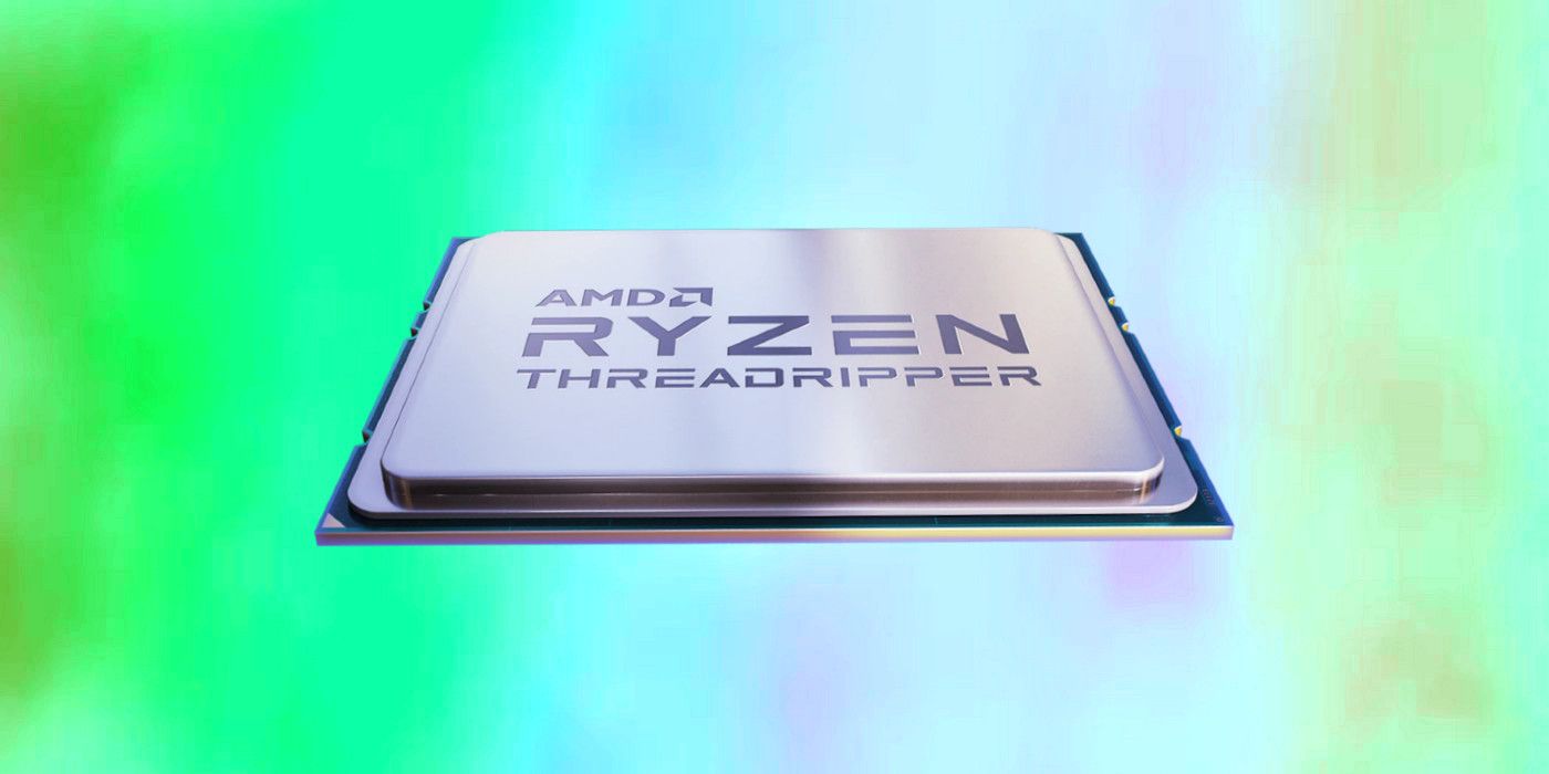 AMD Ryzen Threadripper sur fond dégradé personnalisé