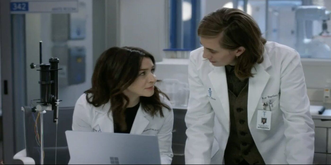 Caterina Scorsone As Amelia And E.R. Fightmaster As Kai In Grey's Anatomy