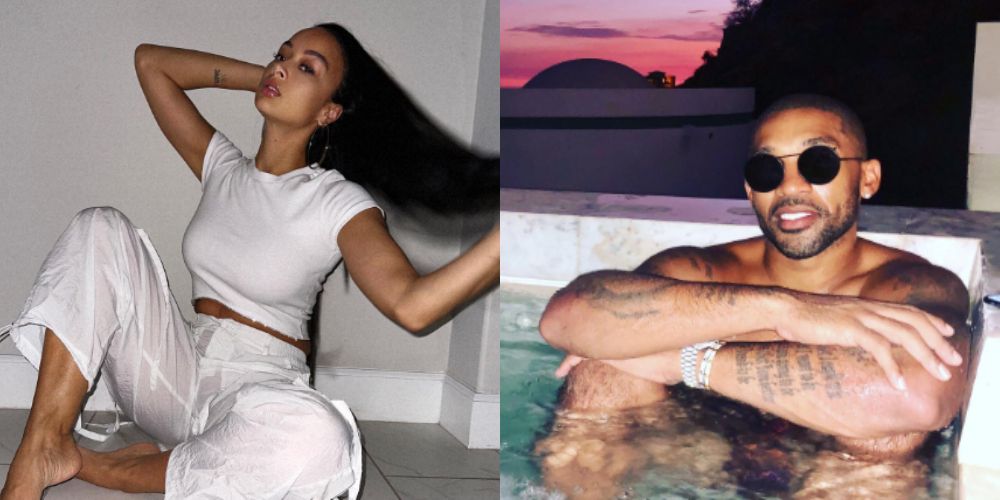 Uma imagem das fotos do Instagram de Draya Michele e Orlando Scandrick