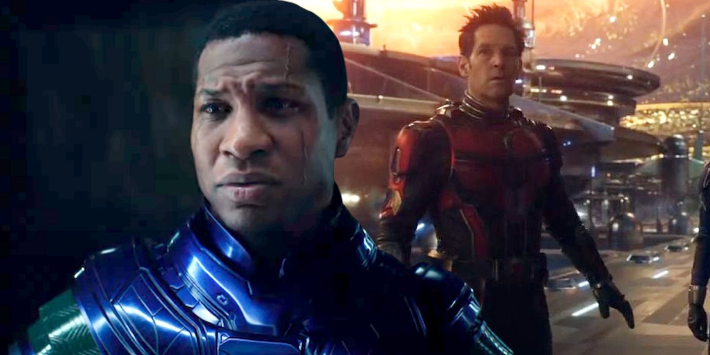 Custom image of Jonathan Majors and Paul Rudd in Ant-Man and the Wasp: Quantumania.