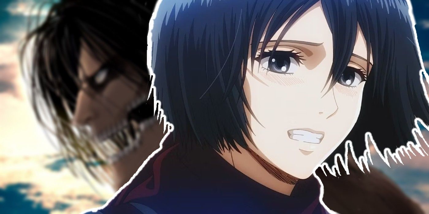 AOT Mikasa and Eren