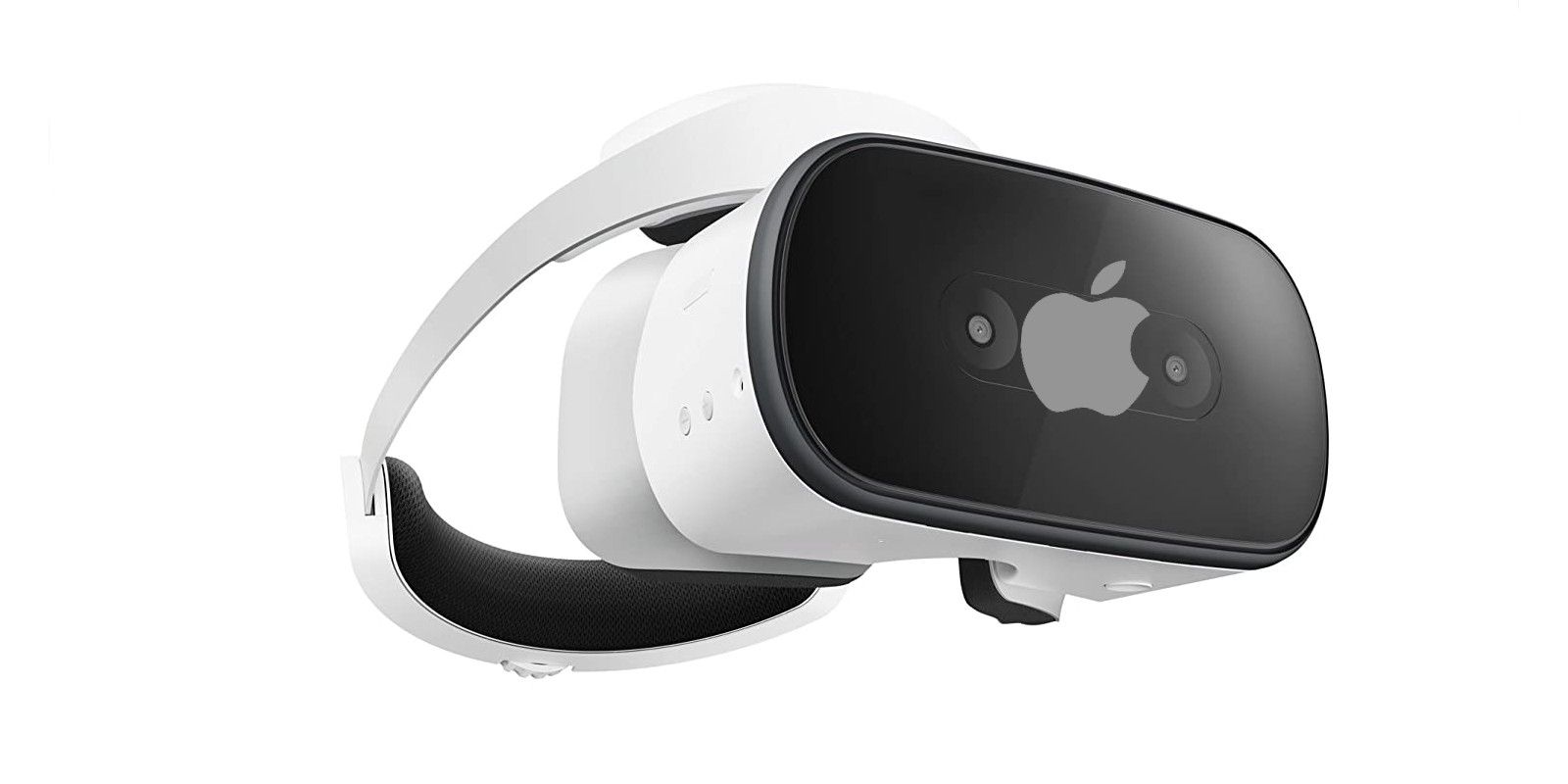 A VR Headset with an Apple logo