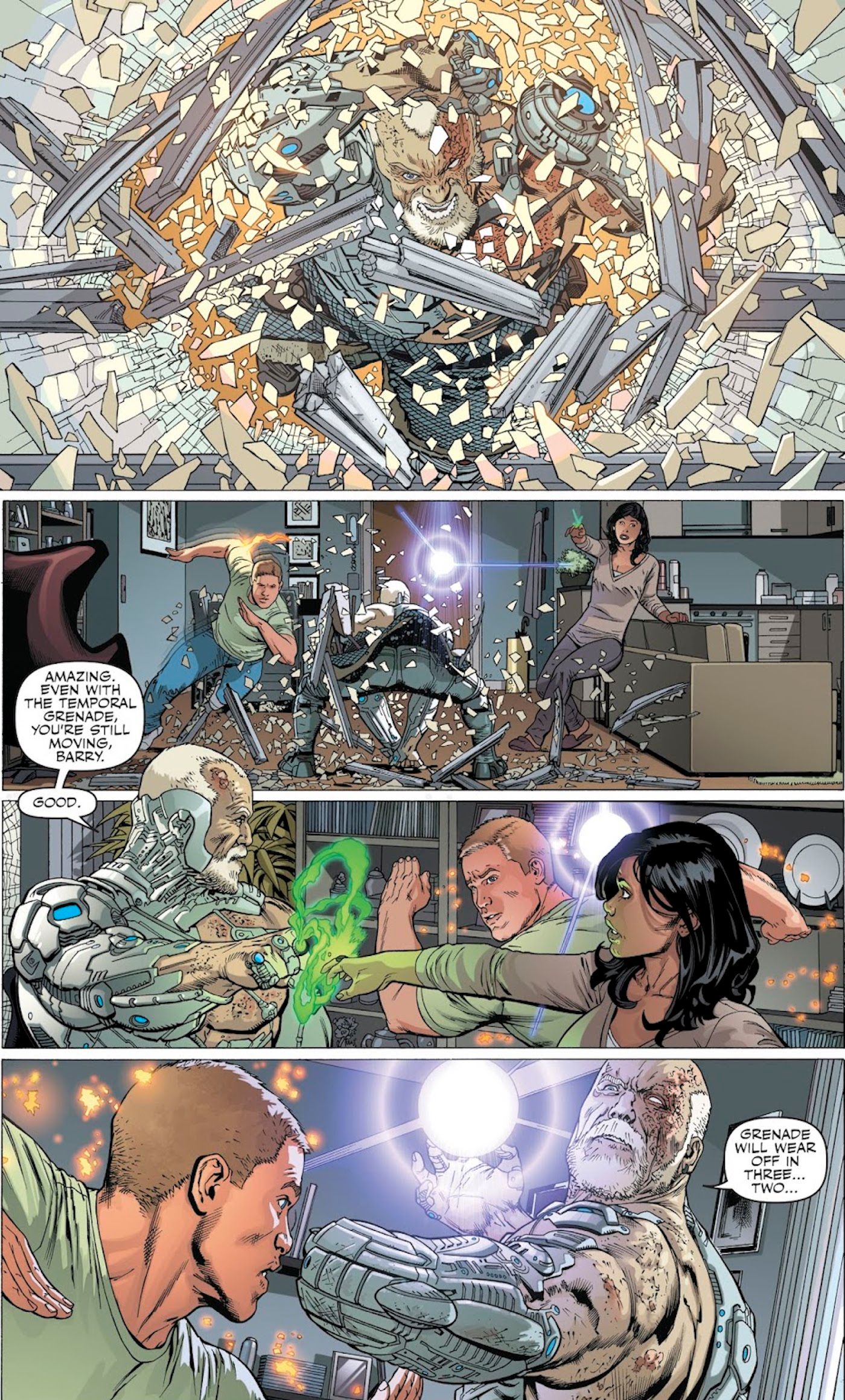 evil Aquaman Fights the Justice League
