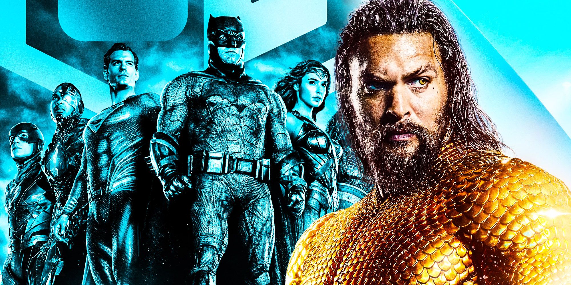 Aquaman de Jason Momoa e a liga da justiça