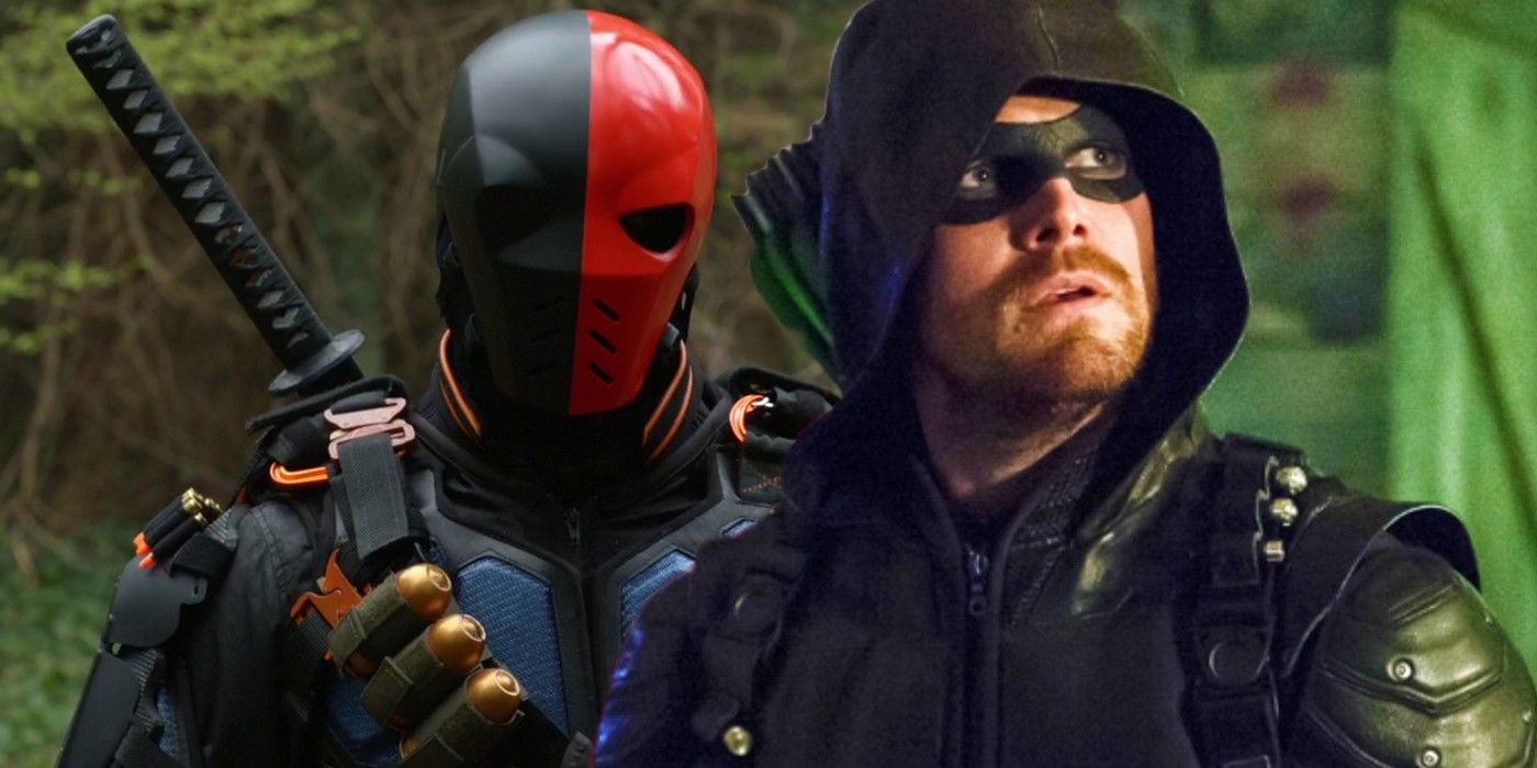 Green Arrow and Deathstroke from the CW's Arrow.