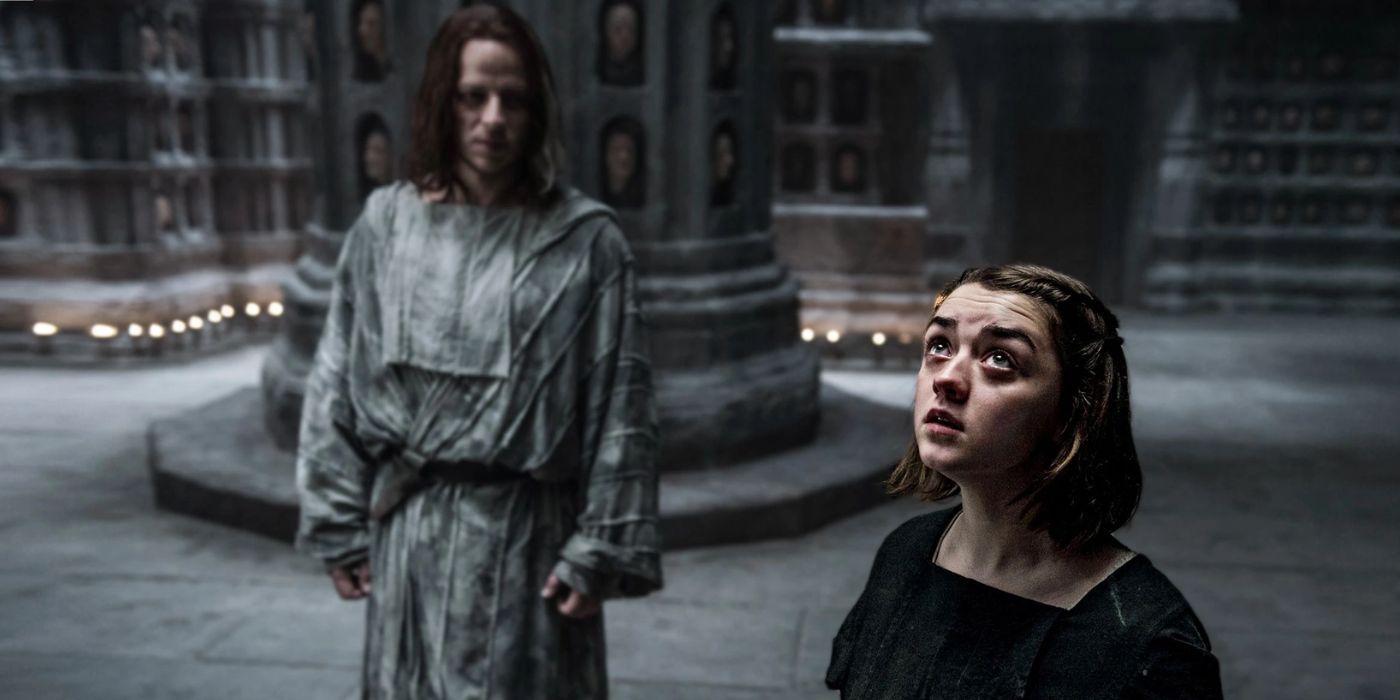 Arya At The House Of The Undying With Faceless Man