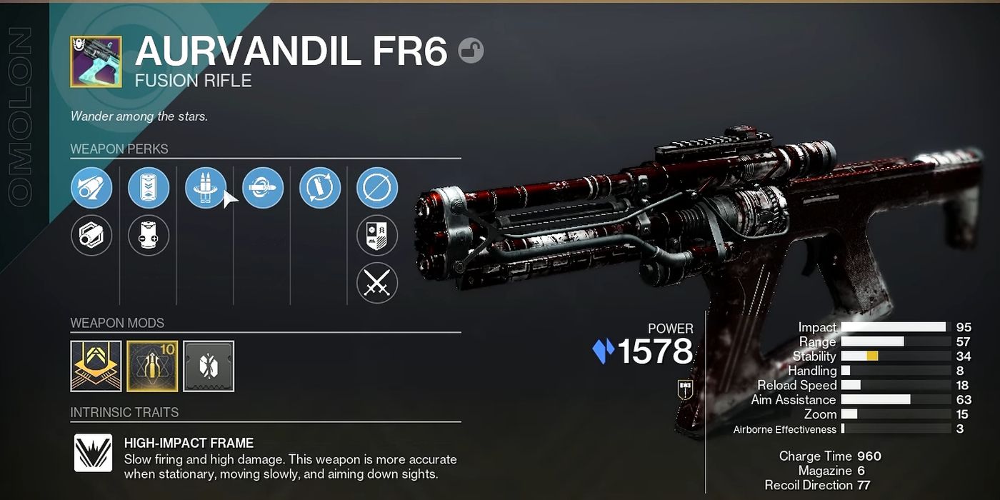 Destiny 2: How to Get The Aurvandil FR6 (& God Roll)