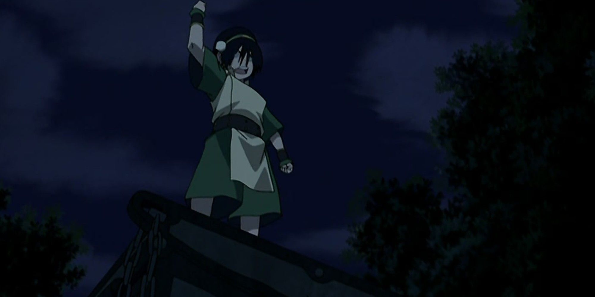 Avatar The Last Airbender The Guru Toph Metalbends To Escape