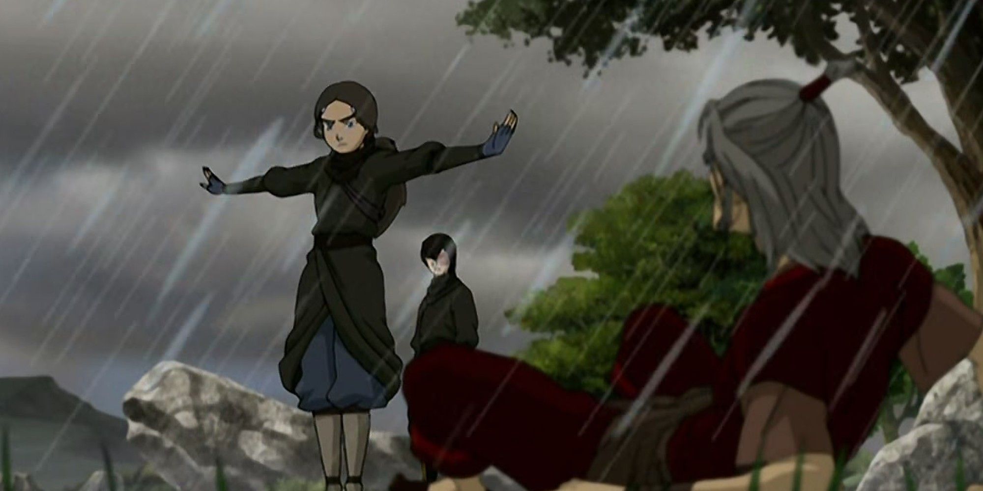 Avatar The Last Airbender The Southern Raiders Katara Bends The Rain