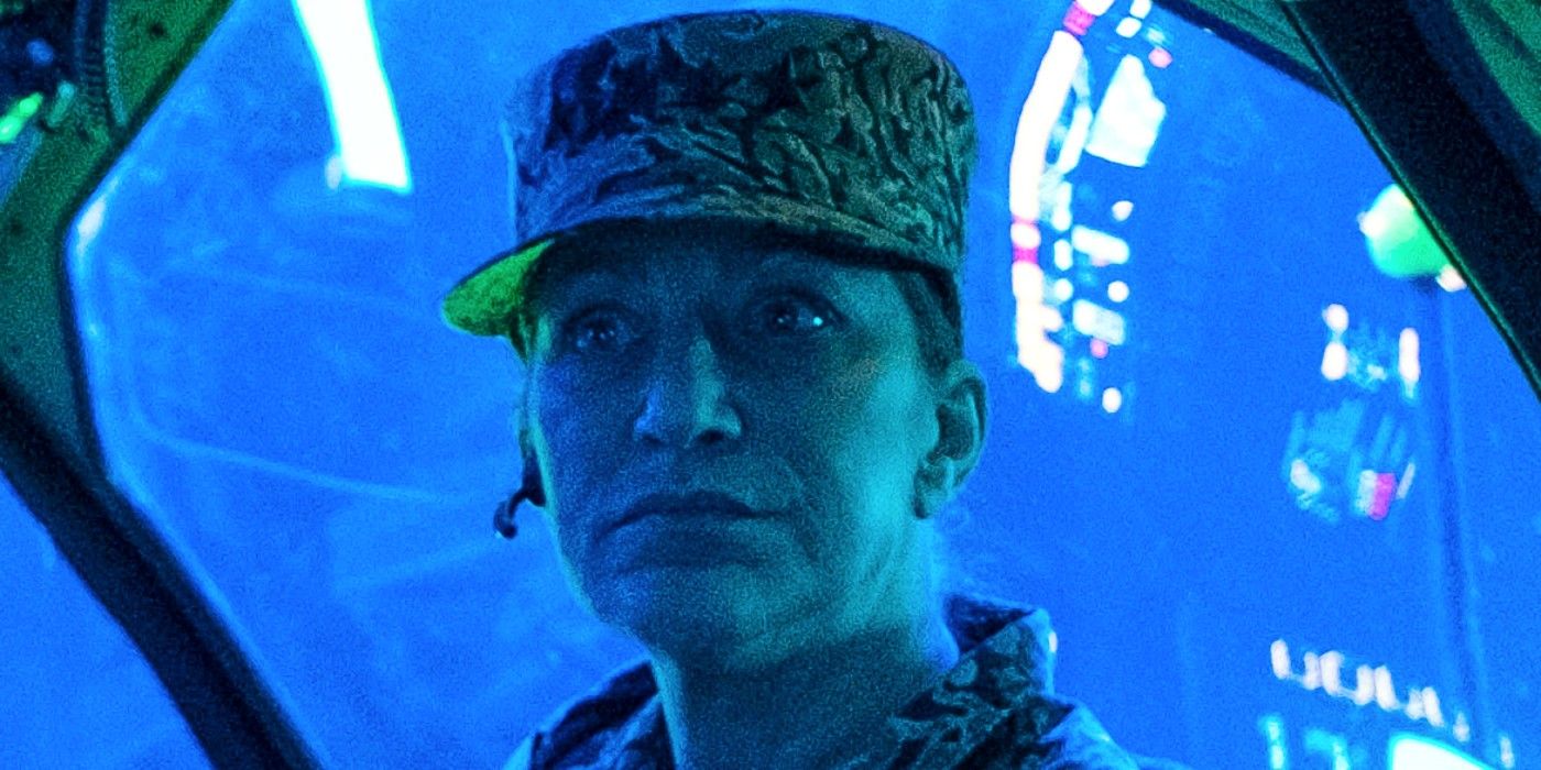 Avatar The Way of Water Edie Falco as General Frances Ardmore 2
