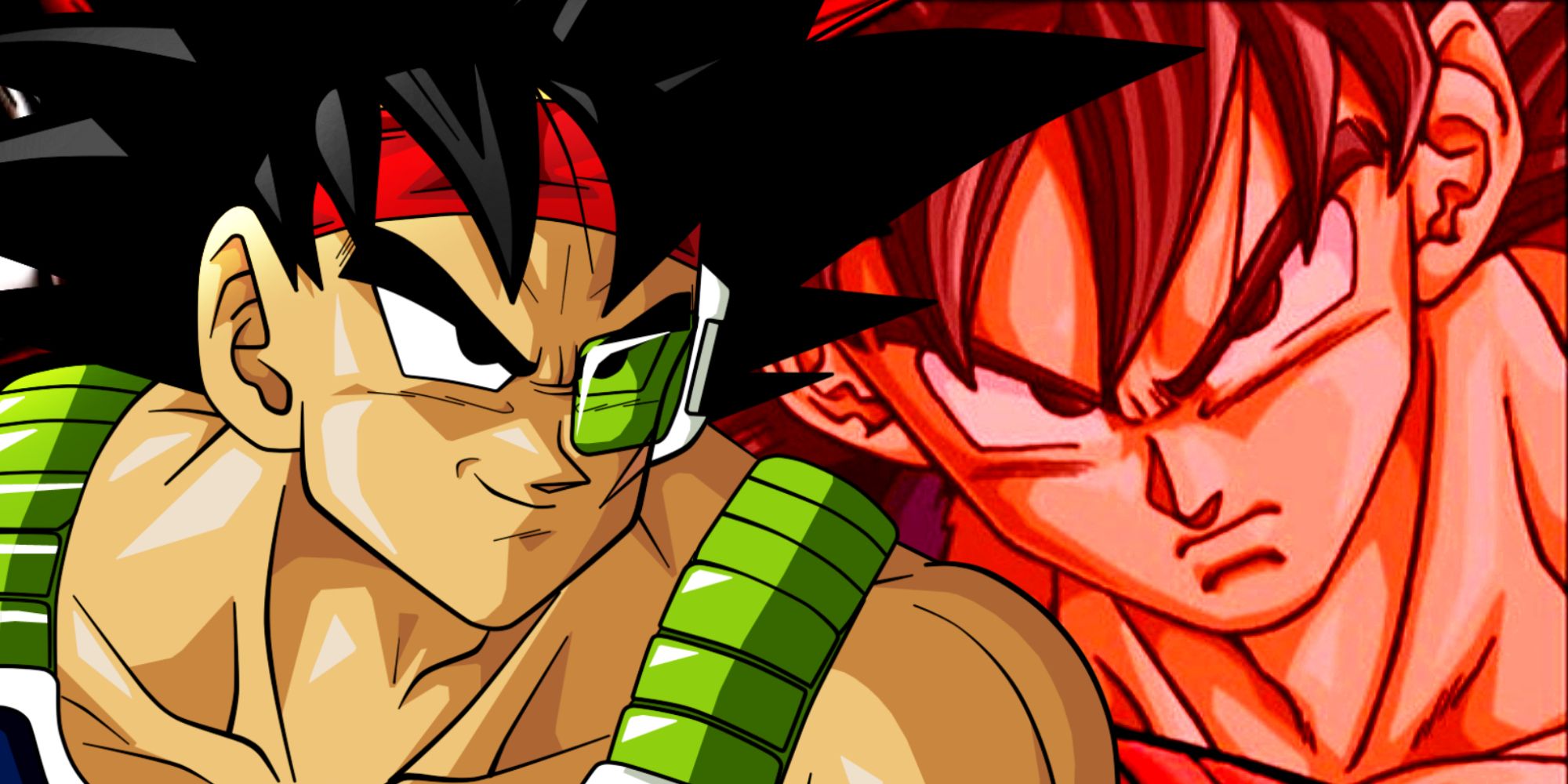 Bardock and Goku in Dragon Ball Z