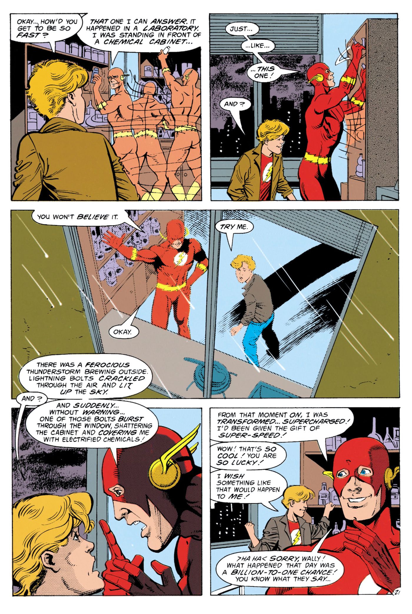 Barry Allen meets Wally West