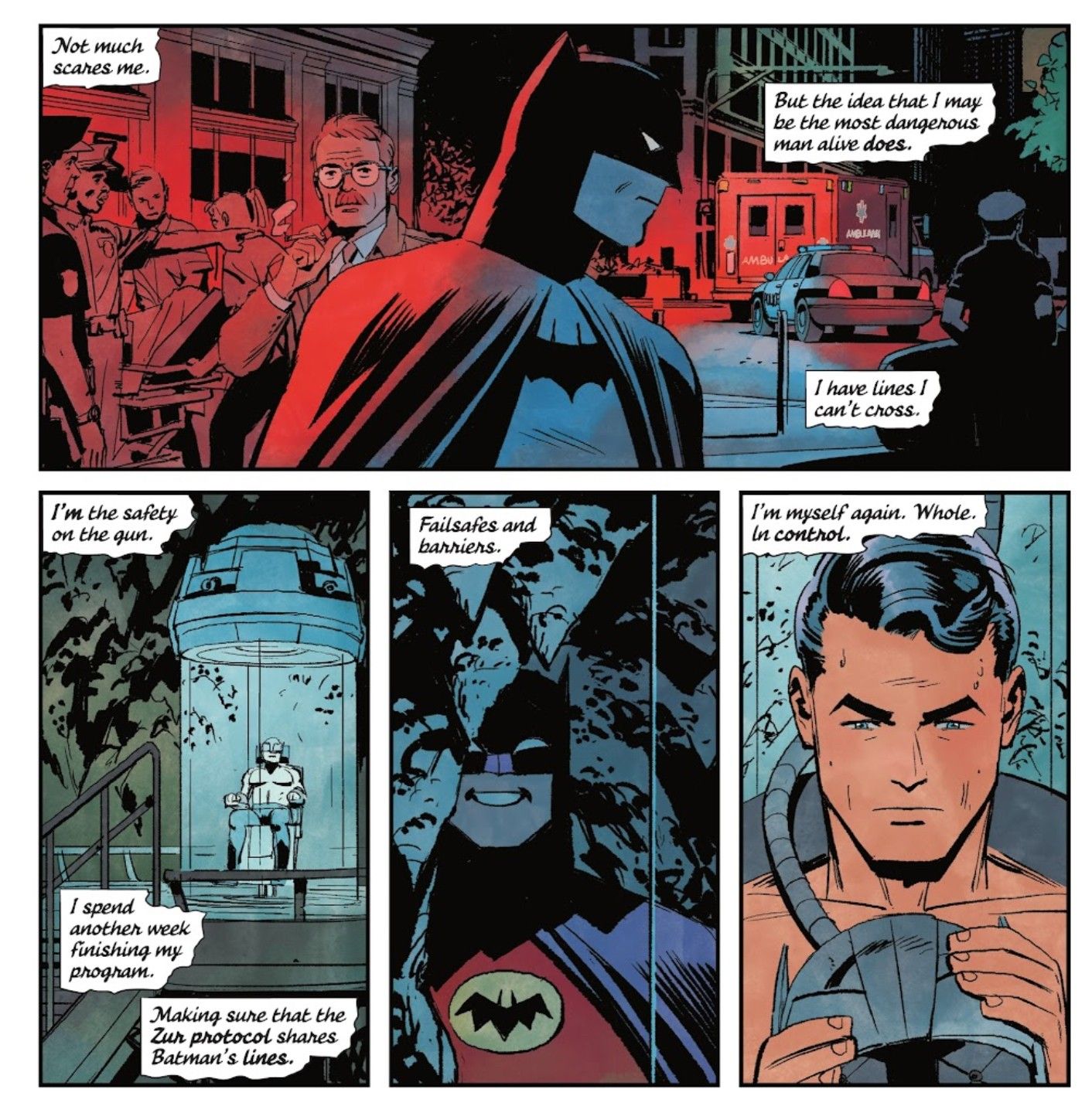 Batman Explains Why He Designs Failsafe Programs for Himself