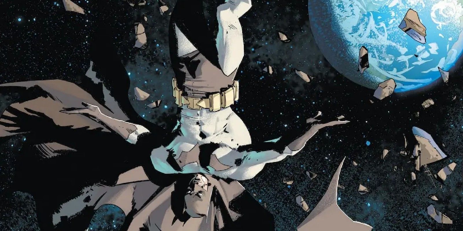 Batman Floating in Space