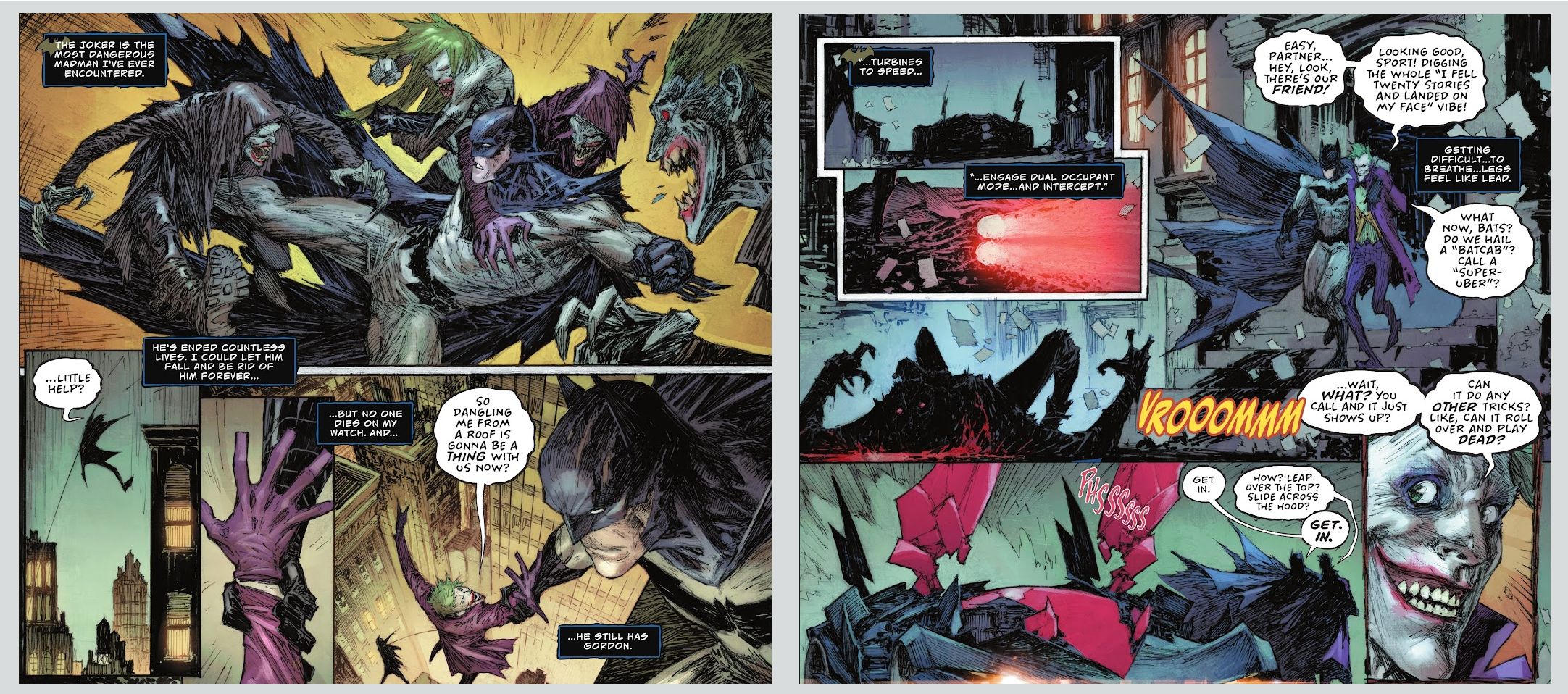 Batman salva Joker ao custo da vida de um inimigo.