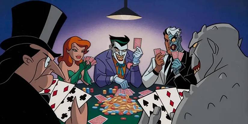 Batman The Animated Series Almost Got 'Im Print Penguin Poison Ivy Joker Two-Face Killer Croc