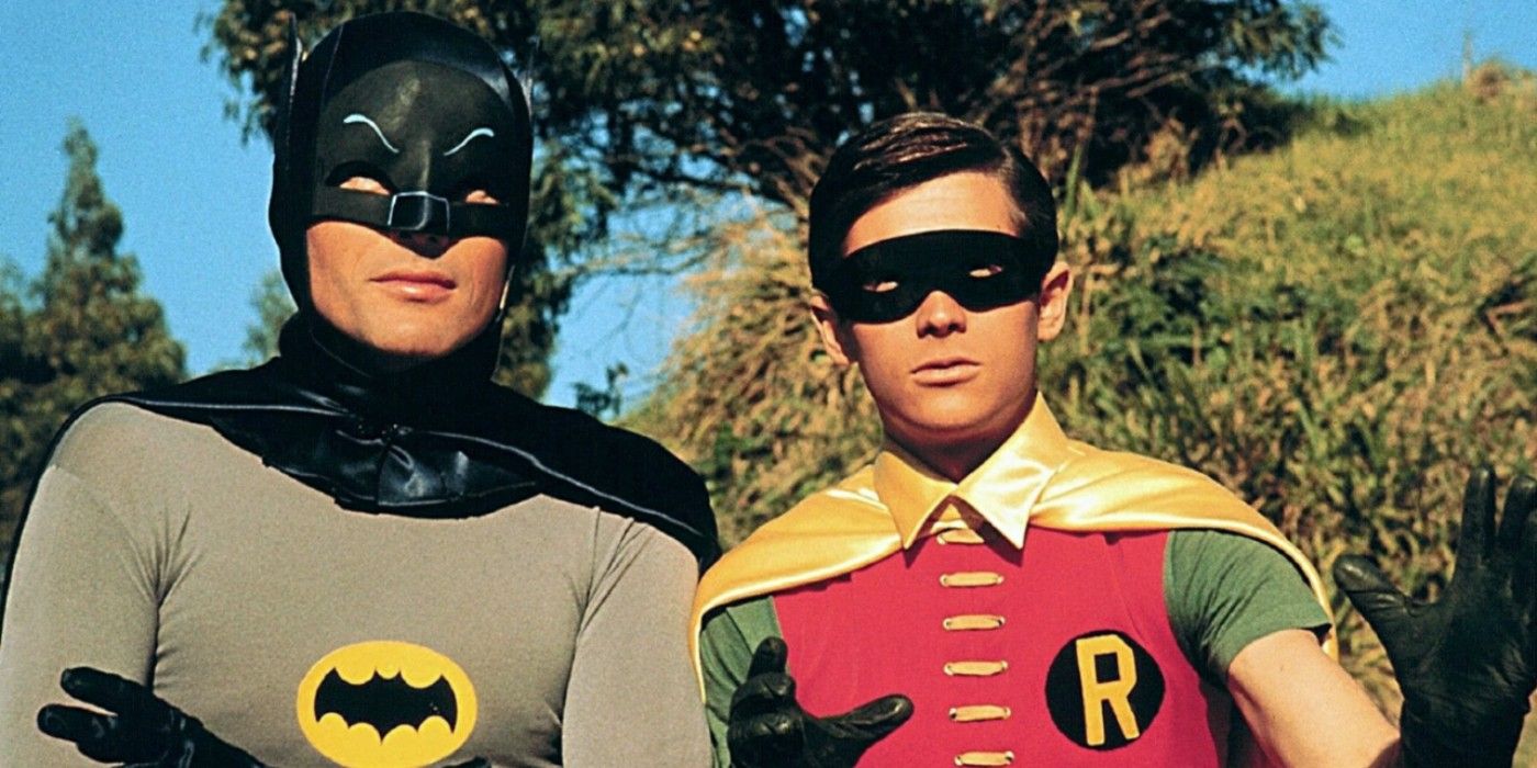 Batman 1960s TV show - Adam West as Batman and Burt Ward as Robin