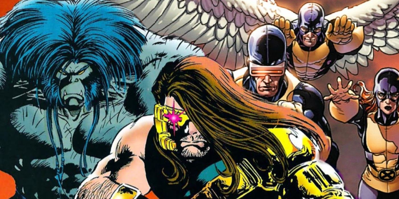 Original X-Men and their Age of Apocalypse counterparts.
