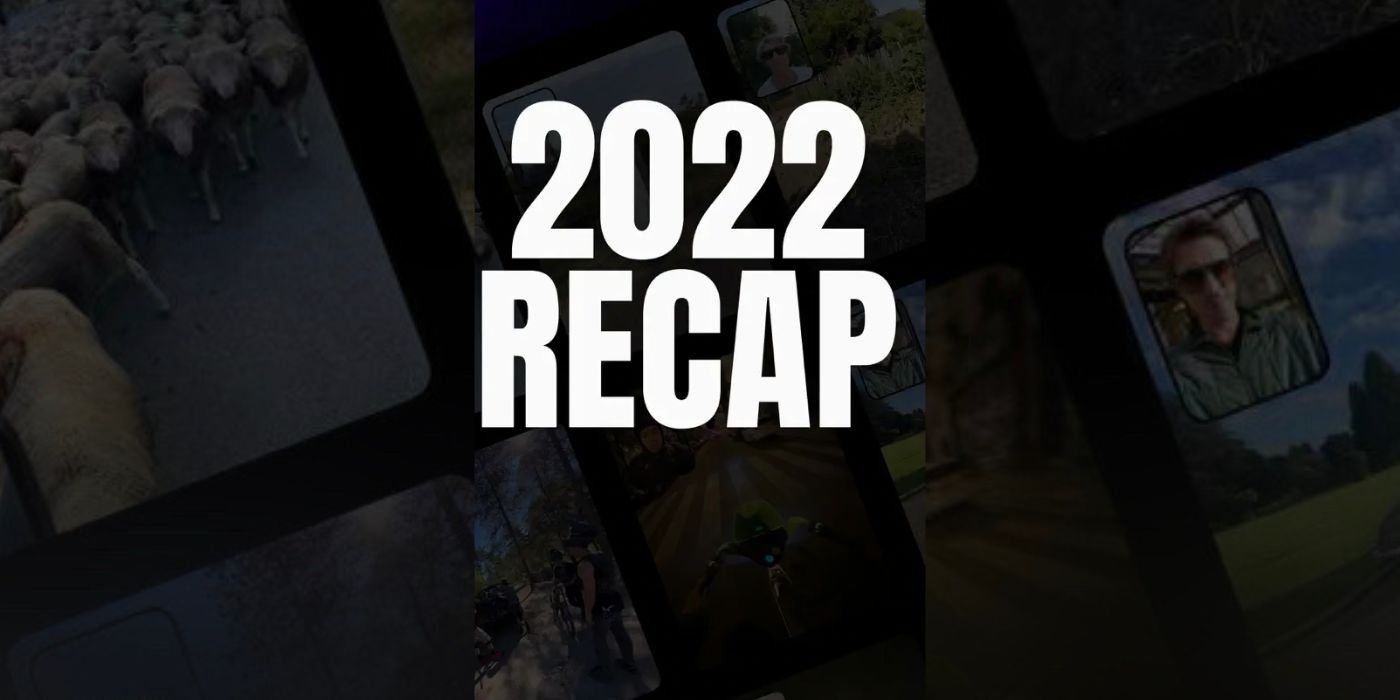 BeReal images set behind the text '2022 RECAP'.