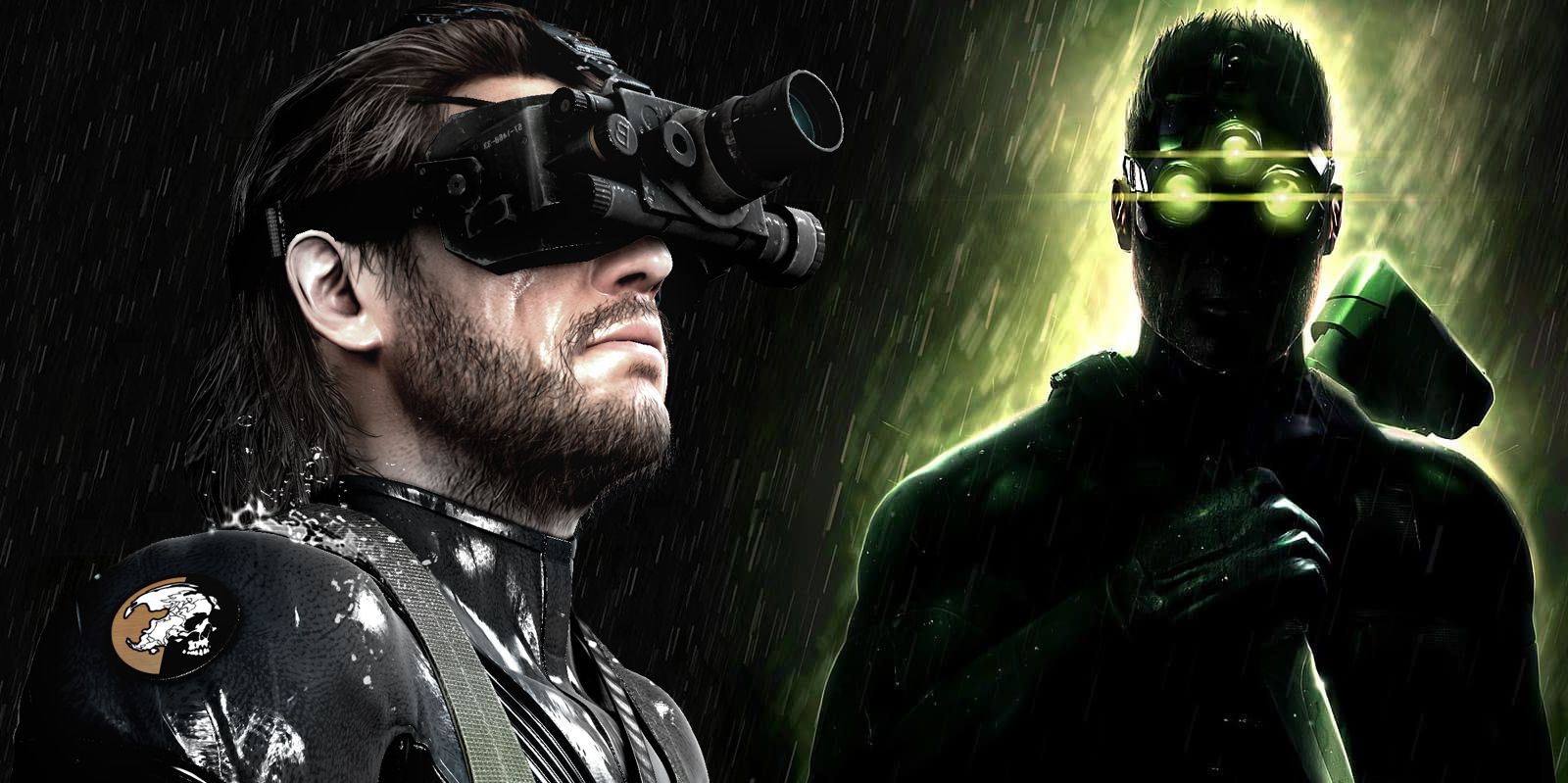 Splinter Cell's Sam Fisher and Metal Gear's Big Boss together.