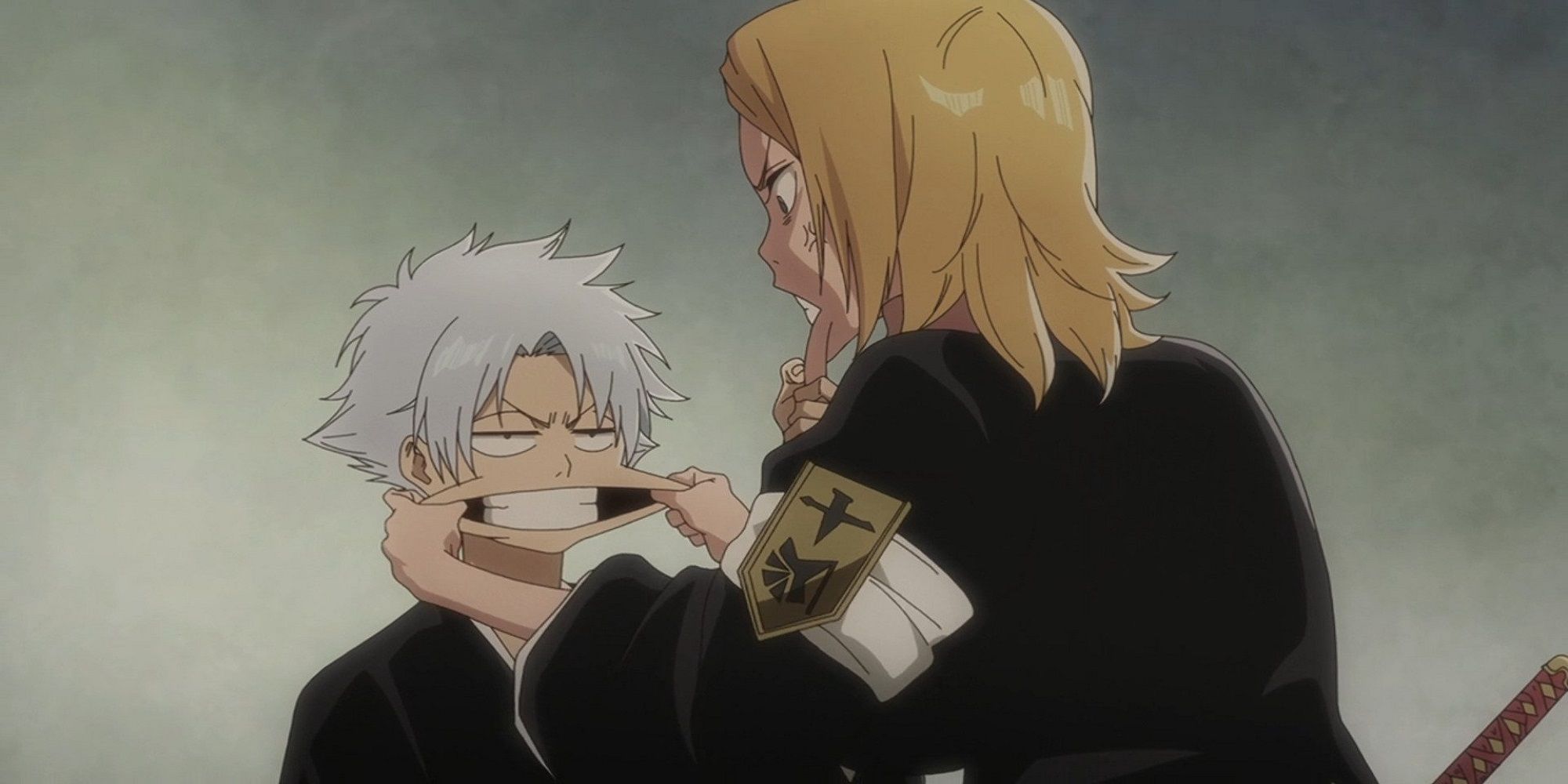 Toshiro e Rangiku no episódio 11