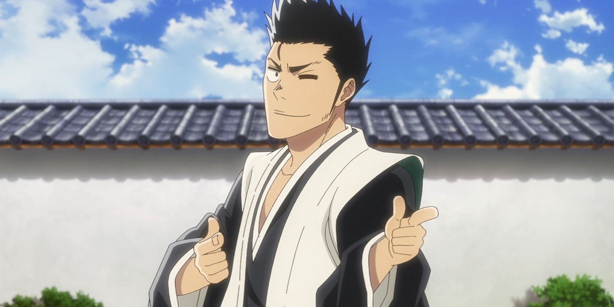 Isshin come capitano di uno Soul Reaper