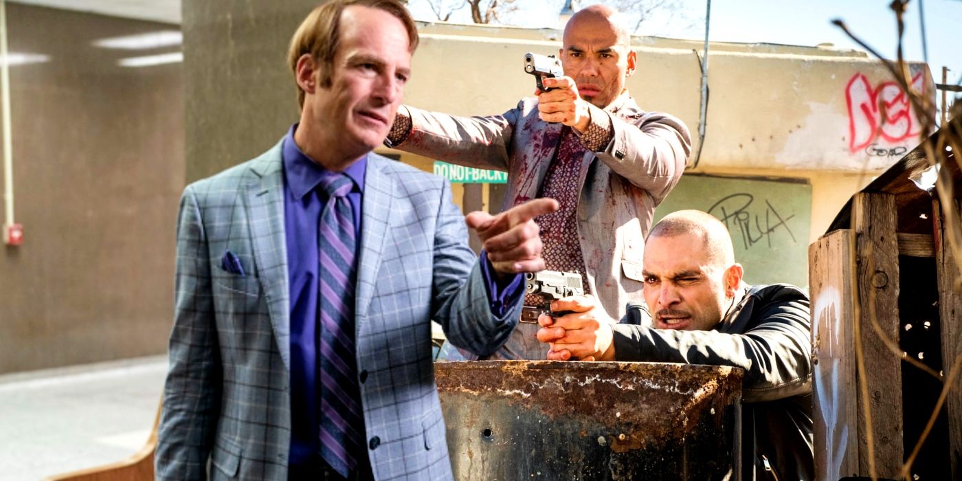 Custom image of Bob Odenkirk and Michael Mando in Better Call Saul.