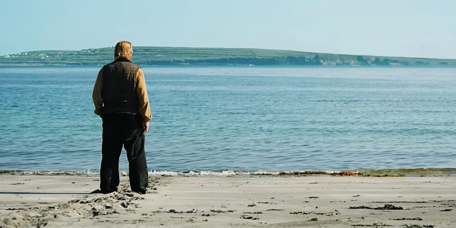 Brendan Gleeson as Colm in The Banshees of Inisherin