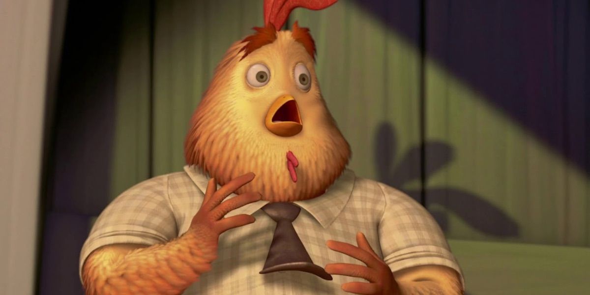 Buck parece chocado em Chicken Little 