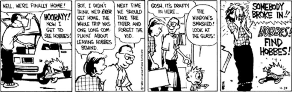 Calvin e Hobbes 29 de abril de 1989