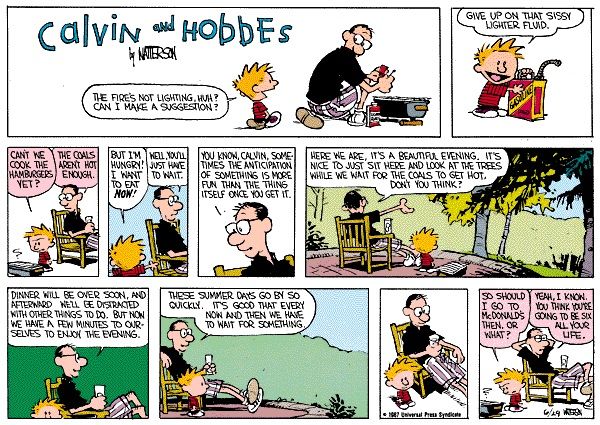 Calvin e Hobbes 2 de agosto de 1987