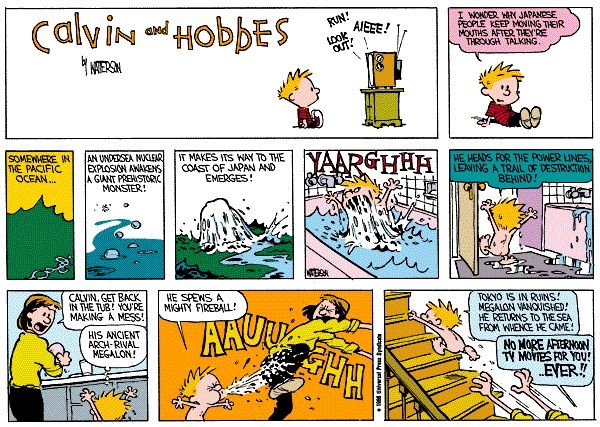 Calvin e Hobbes 21 de dezembro de 1986
