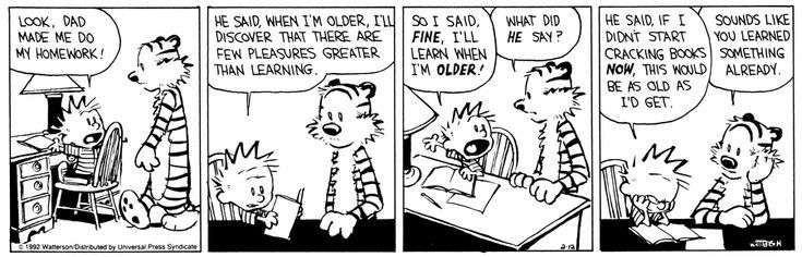 Calvin e Hobbes 12 de fevereiro de 1992