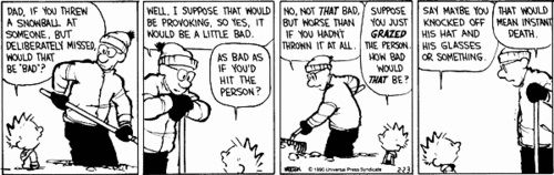 Calvin and Hobbes February 23 1990