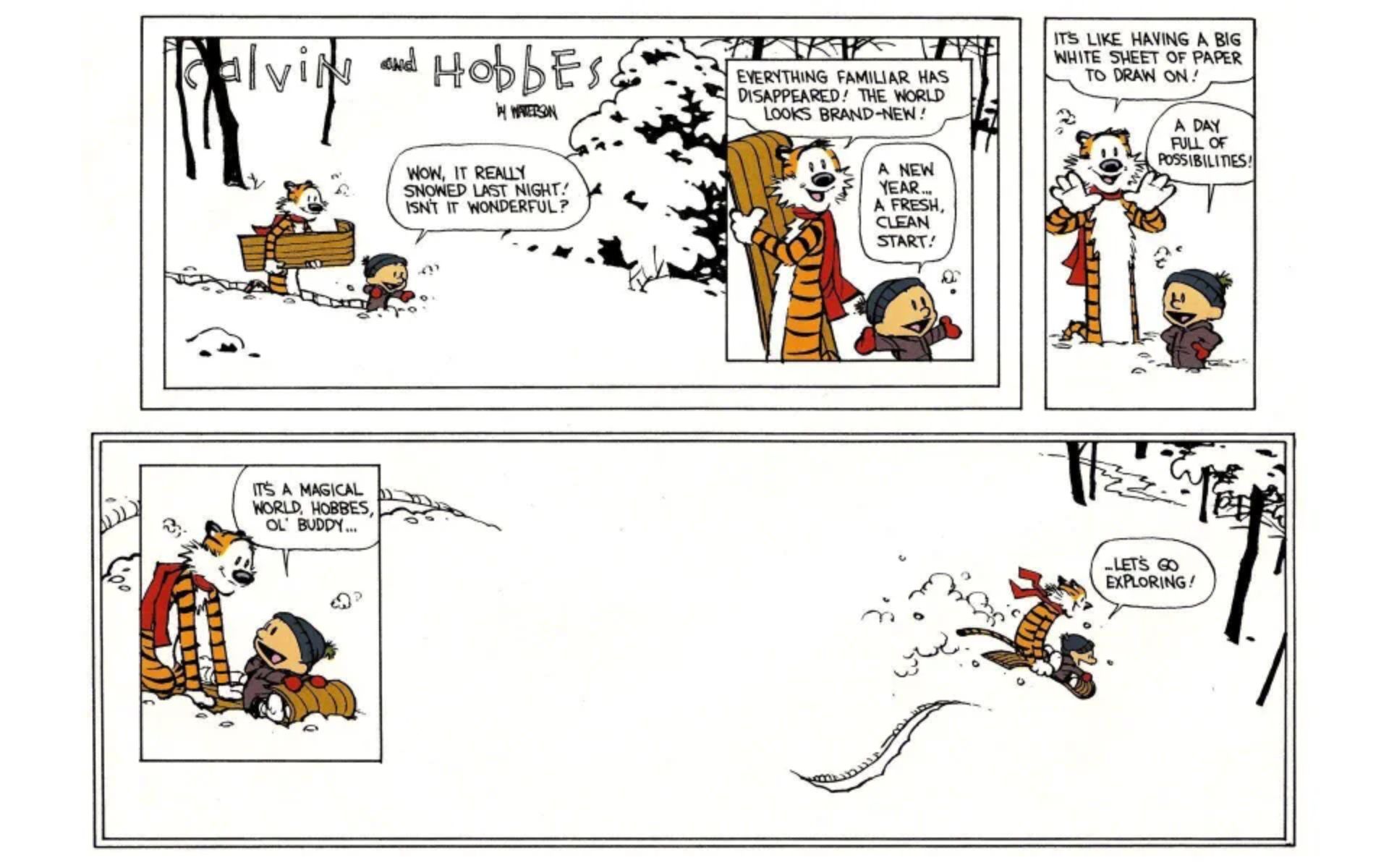 Calvin and Hobbes Final Comic (1)