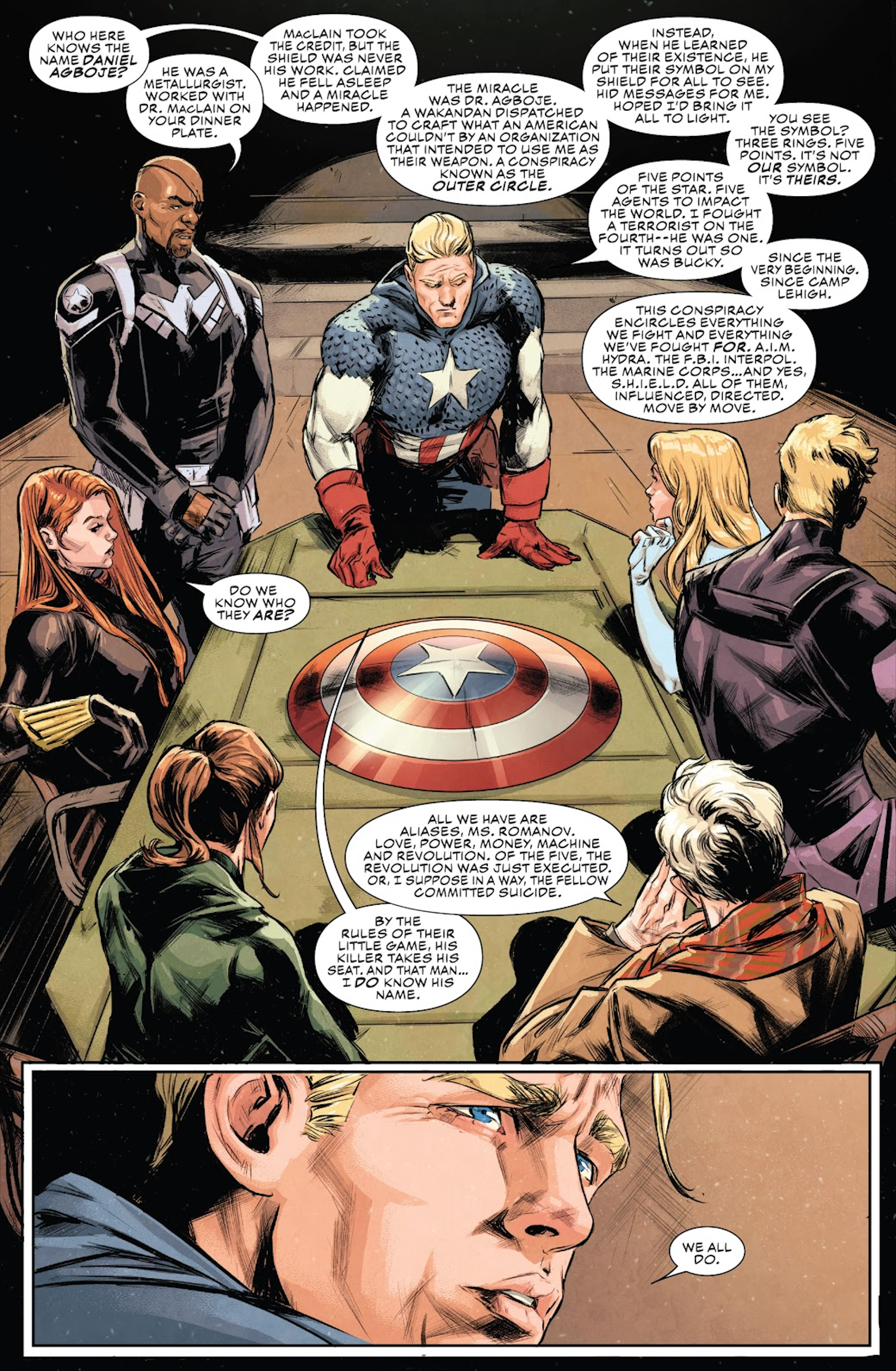 Captain America reveals his shield's origin