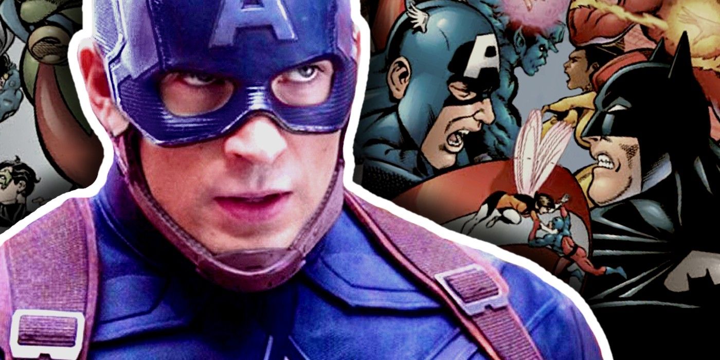 Batman vs Captain America Was Finally Settled by a Marvel/DC Crossover