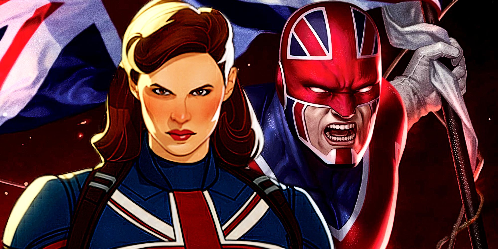 Captain Carter and Captain Britain in the MCU and Marvel Comics