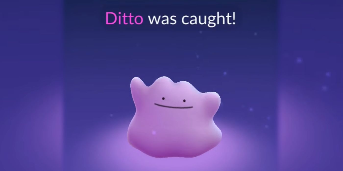 Catching Ditto in December 2022 of Pokémon GO