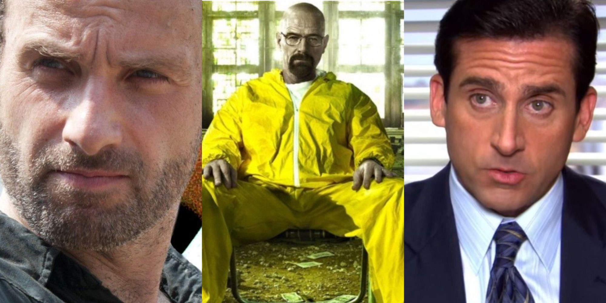 Characters from The Office Breaking Bad and The Walking Dead